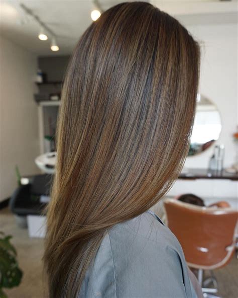 highlights straight hair|highlights with color not bleach.